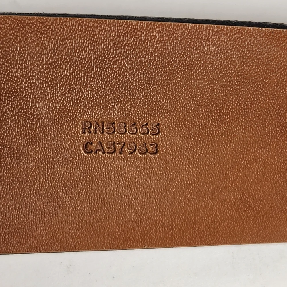 NORDSTROM Belt Men's Shop Size 40 Brown Leather Made USA Silver Buckle 1.5 Width